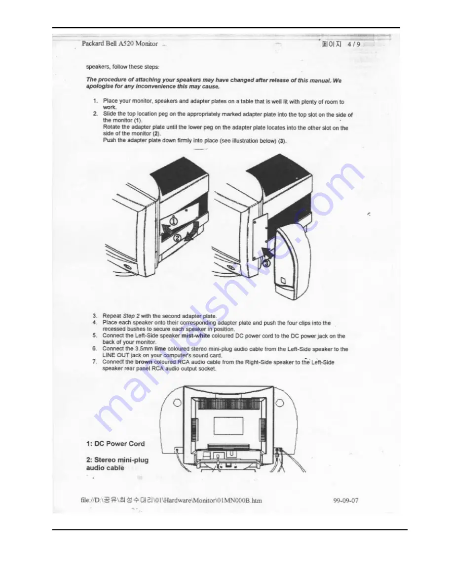 Packard Bell A520 User Manual Download Page 6