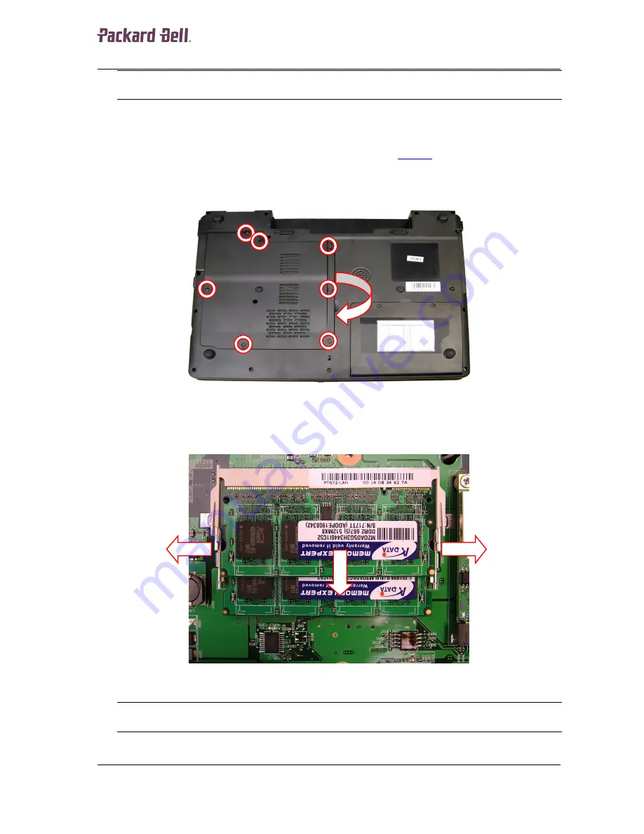 Packard Bell EasyNote SJ Disassembly Manual Download Page 7