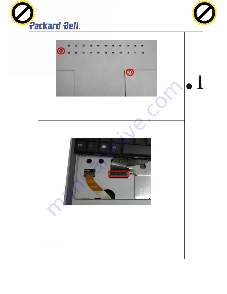 Packard Bell EasyNote T5 SEries Disassembly Manual Download Page 8