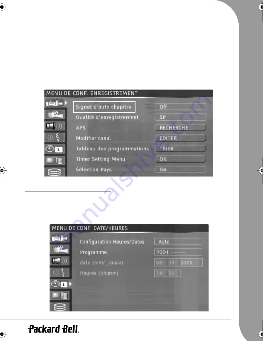 Packard Bell EHR 2080 User Manual Download Page 59