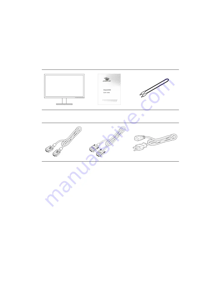 Packard Bell Viseo223DX User Manual Download Page 12