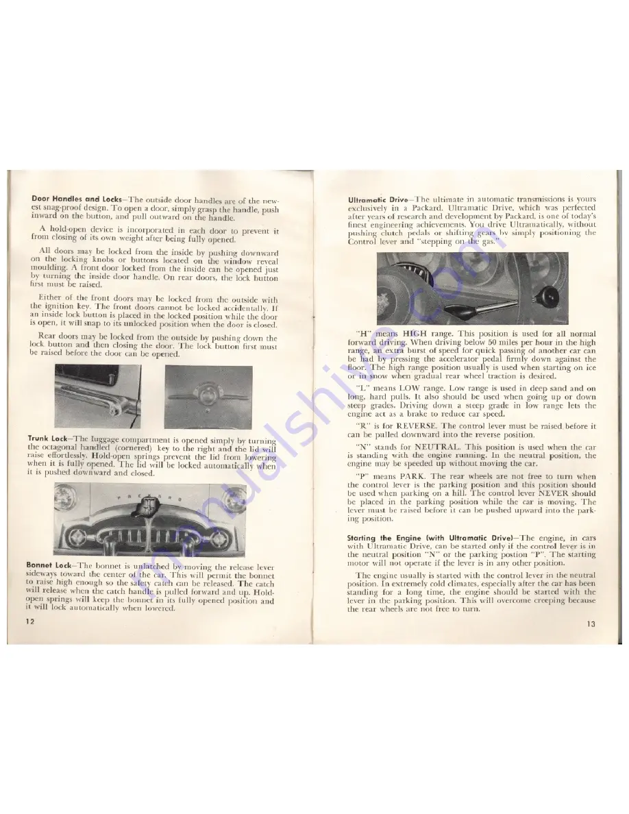 Packard 1950 200 Operating Manual Download Page 8