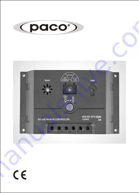 paco SCG 0606 Instruction Manual Download Page 1