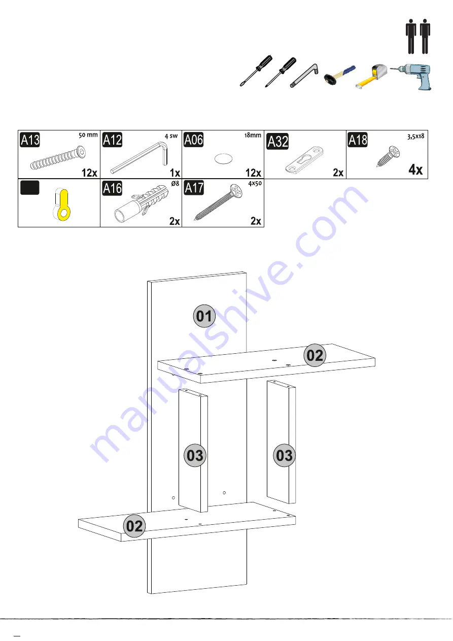 pakoworld MILL Assembly Manual Download Page 4