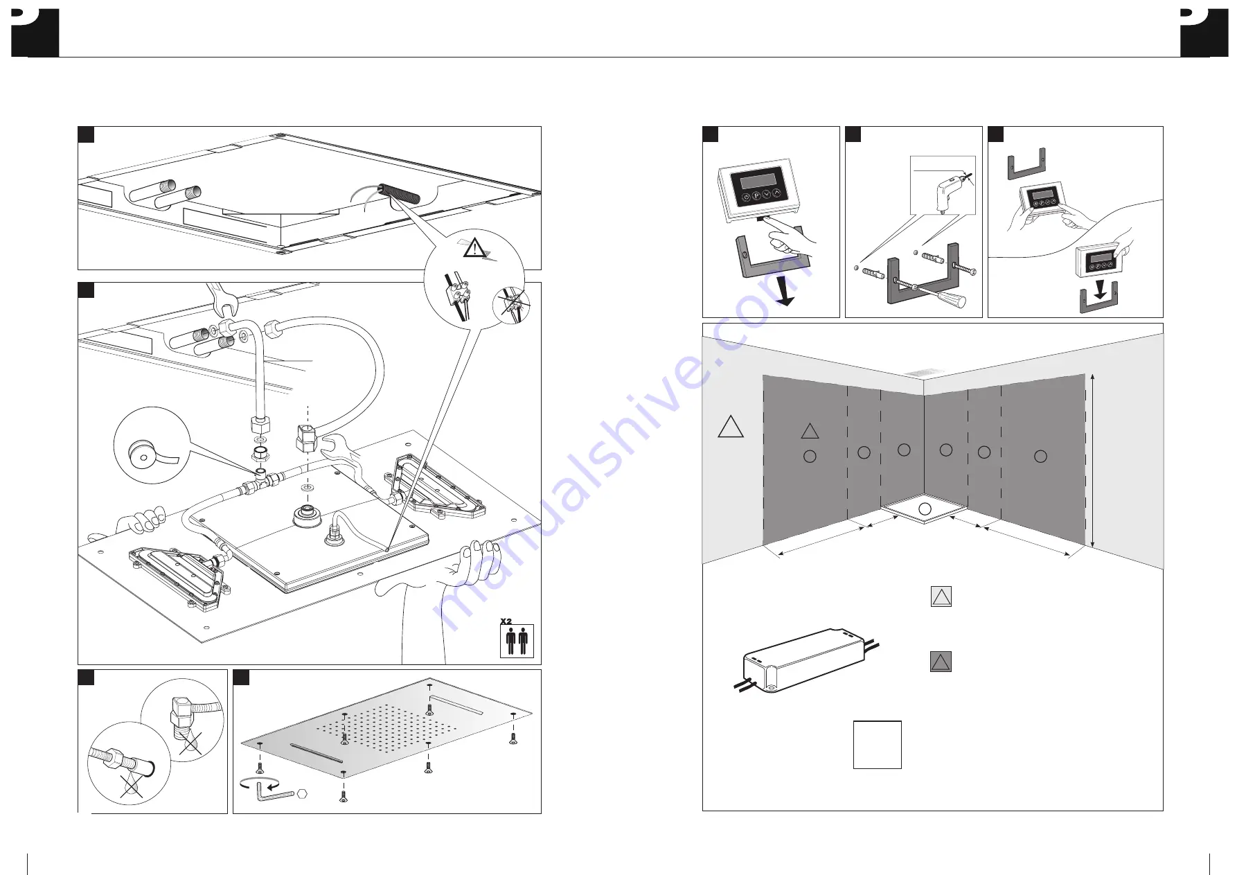 PALAZZANI CHROMOTHERAPY 9926E8 Assembly And Maintenance Instructions Download Page 4