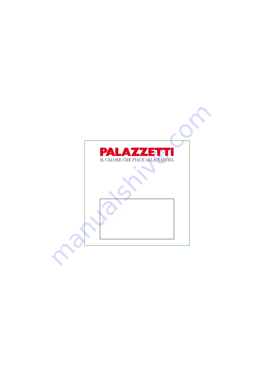 Palazzetti ECOFIRE SLIMMY 9kW Product Technical Details Download Page 12