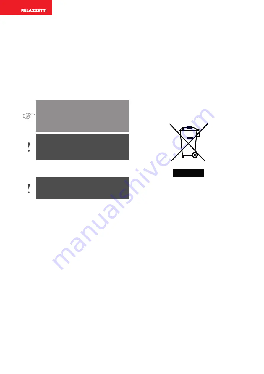 Palazzetti ECOMONOBLOCCO MX Installation And Maintenance Manual Download Page 18