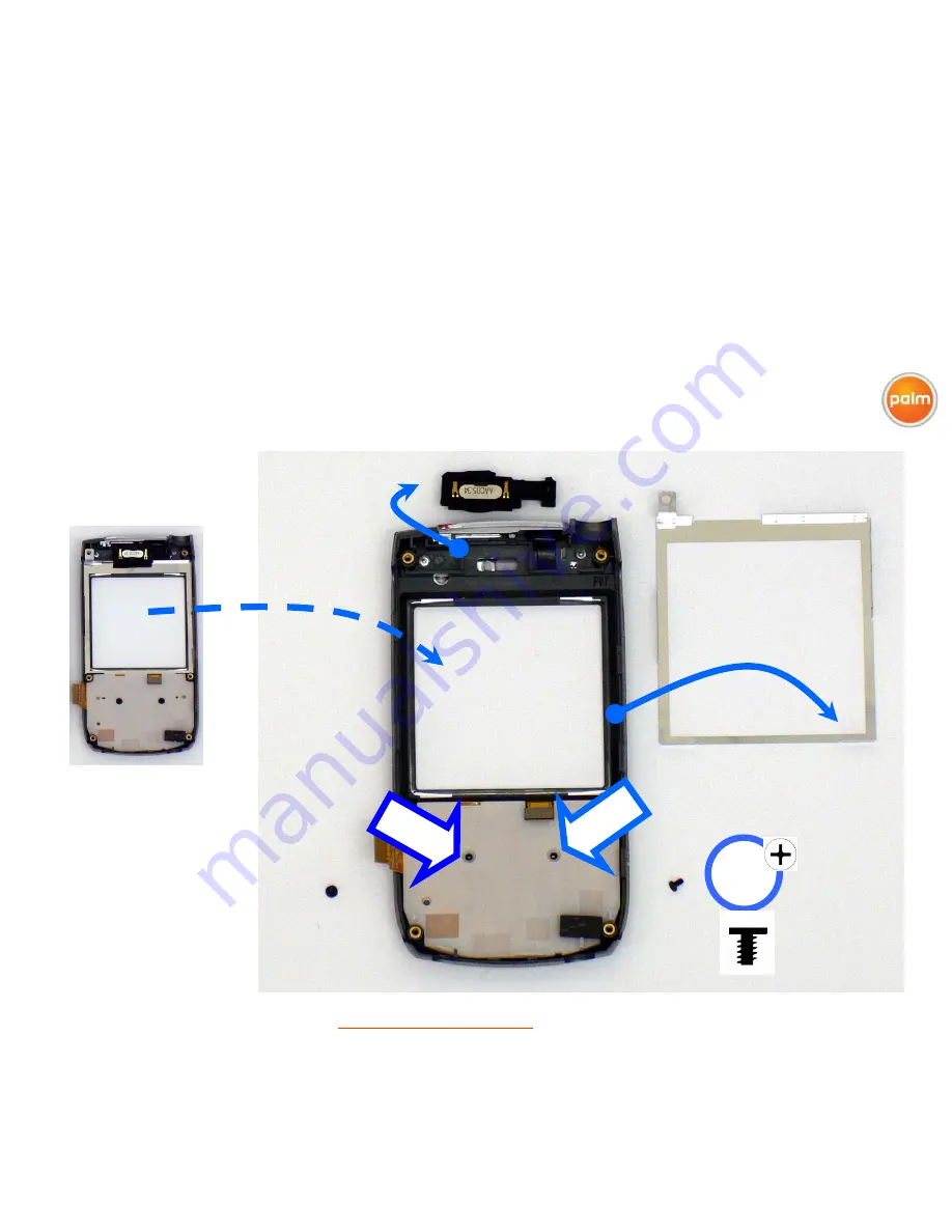 Palm 700w - Treo Smartphone 60 MB Recycling Disassembly Instructions Manual Download Page 12