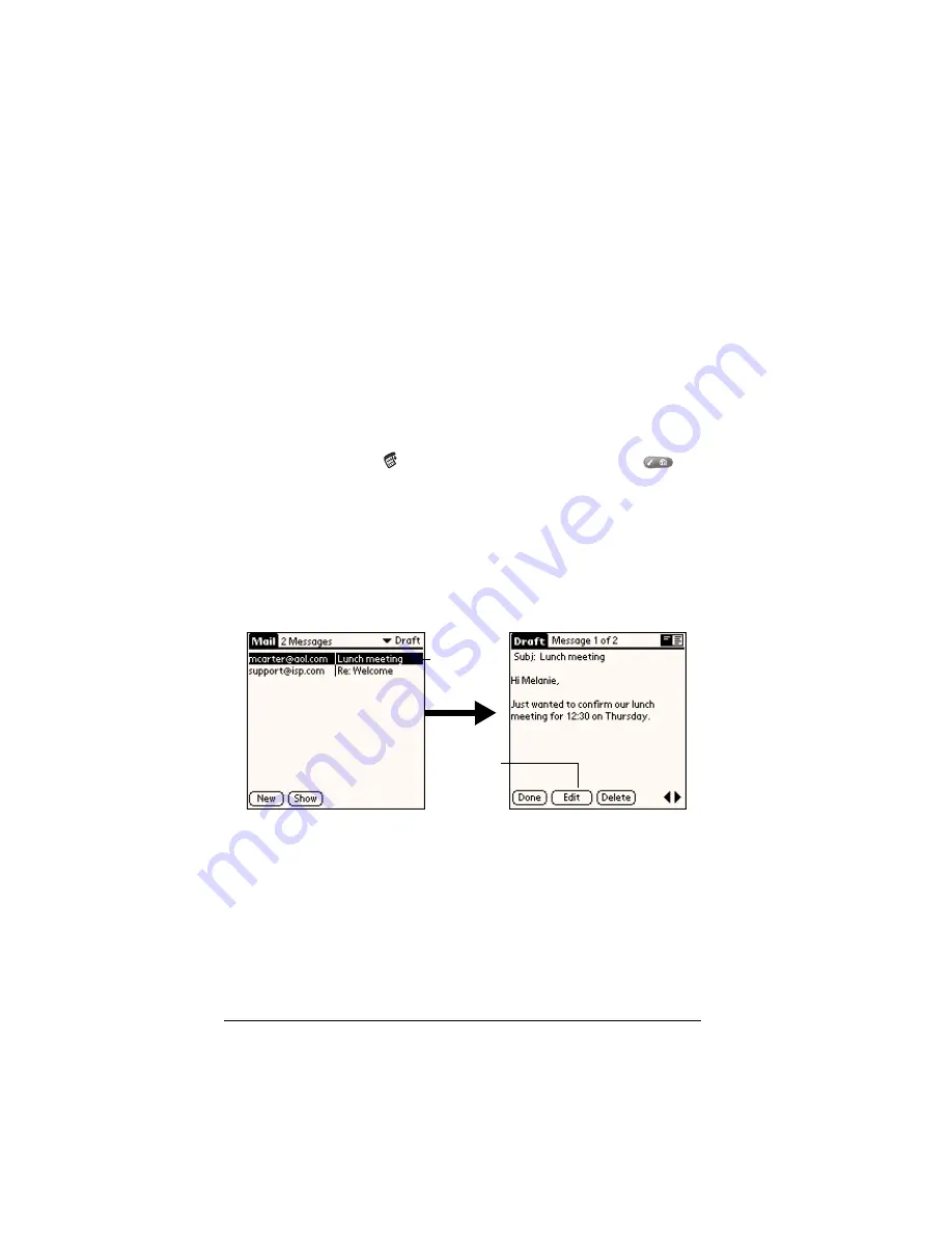 Palm Mail User Manual Download Page 18