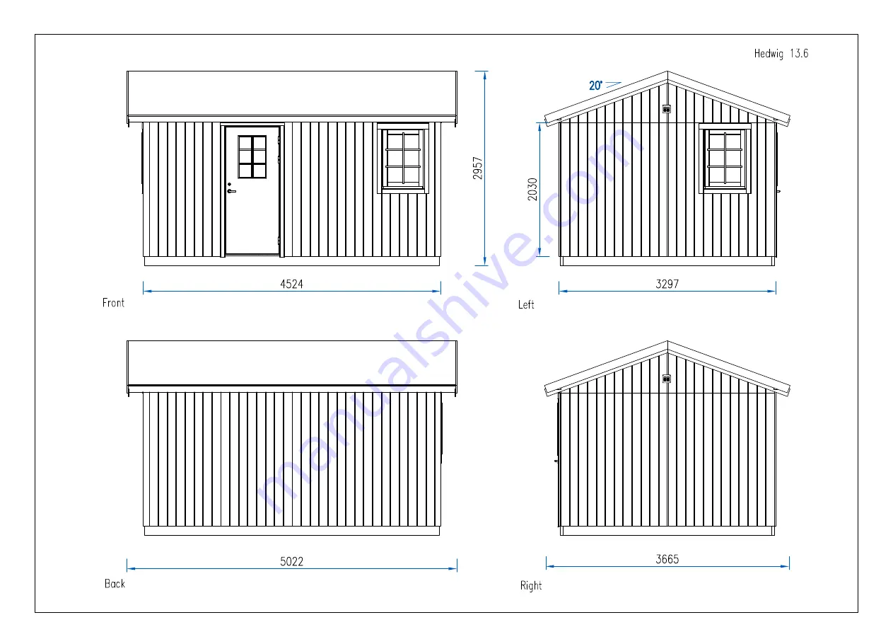 Palmako EL18-4633 Installation Manual Download Page 20