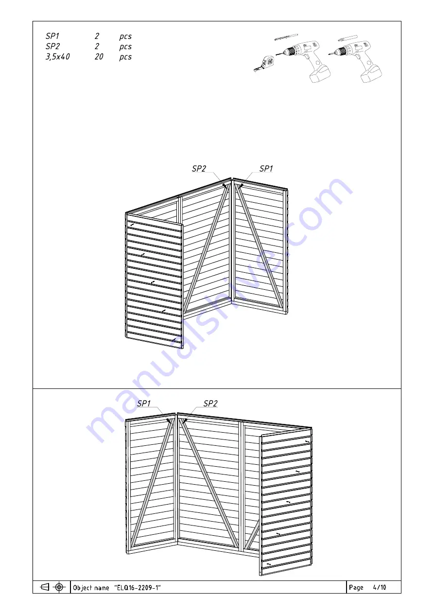 Palmako ELQ16-2209-1 Installation Manual Download Page 22