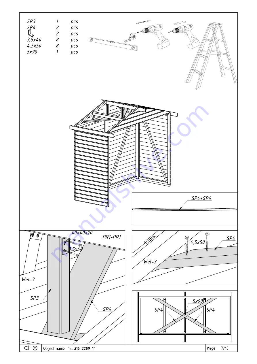 Palmako ELQ16-2209-1 Installation Manual Download Page 25