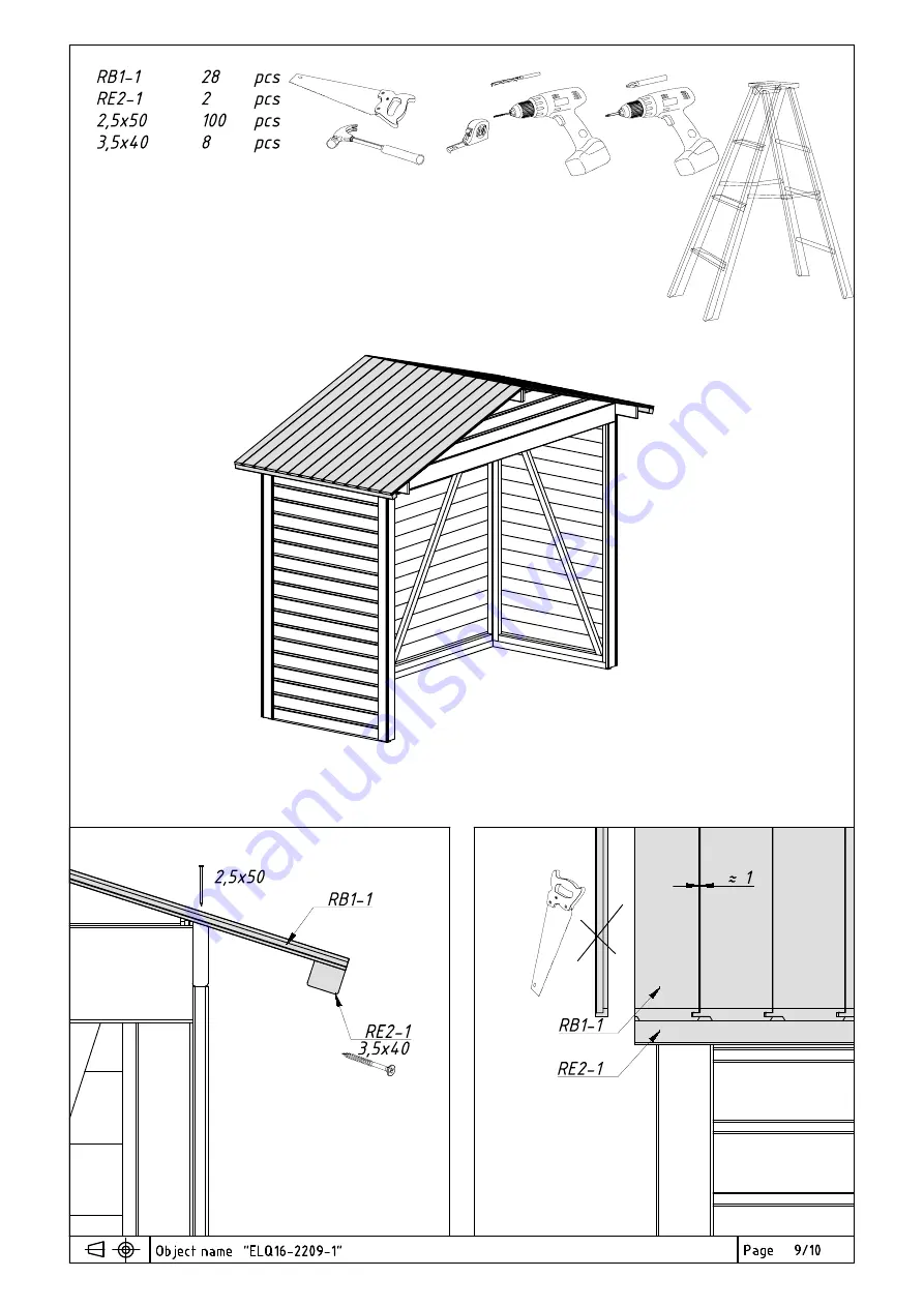 Palmako ELQ16-2209-1 Installation Manual Download Page 27