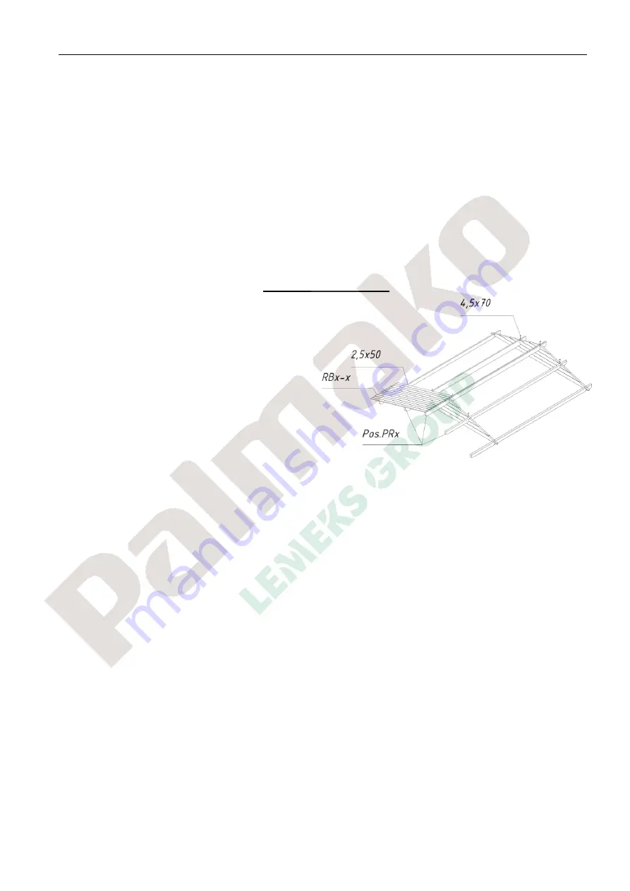 Palmako FRF34-3832 Installation Manual Download Page 43