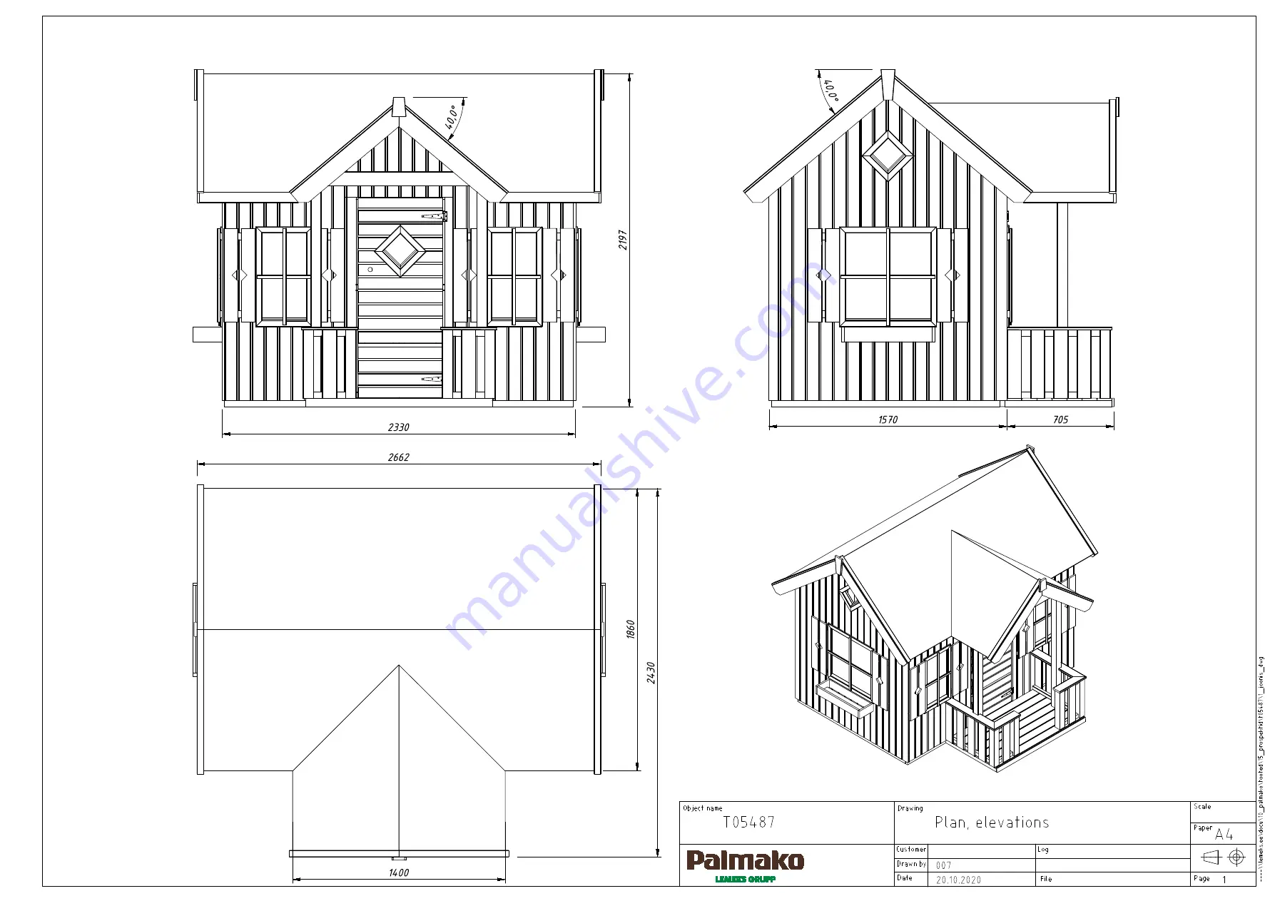 Palmako Jennie EL16-2316 Assembly, Installation And Maintenance Manual Download Page 68