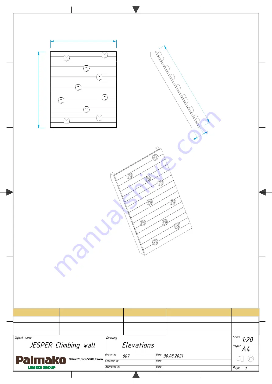 Palmako MV44-1015-1 Assembly, Installation And Maintenance Manual Download Page 3