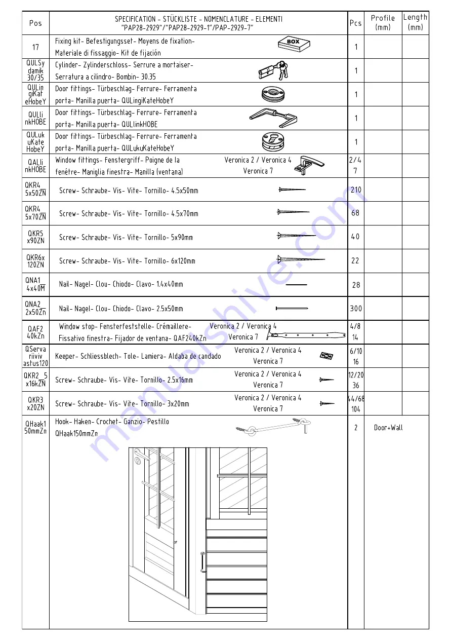 Palmako P28-2929-1 Installation Manual Download Page 20