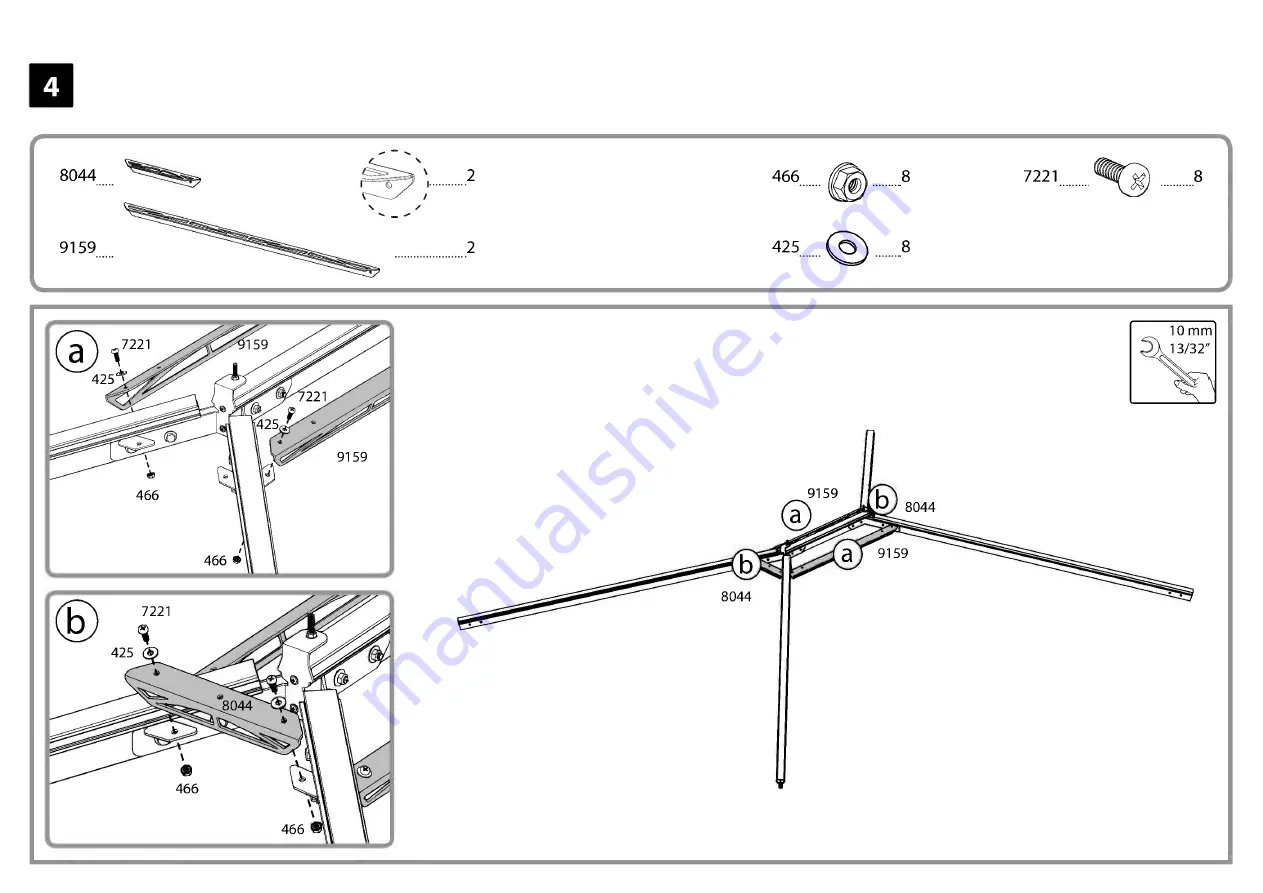 Palram Canopia Dallas 705938 How To Assemble Download Page 43