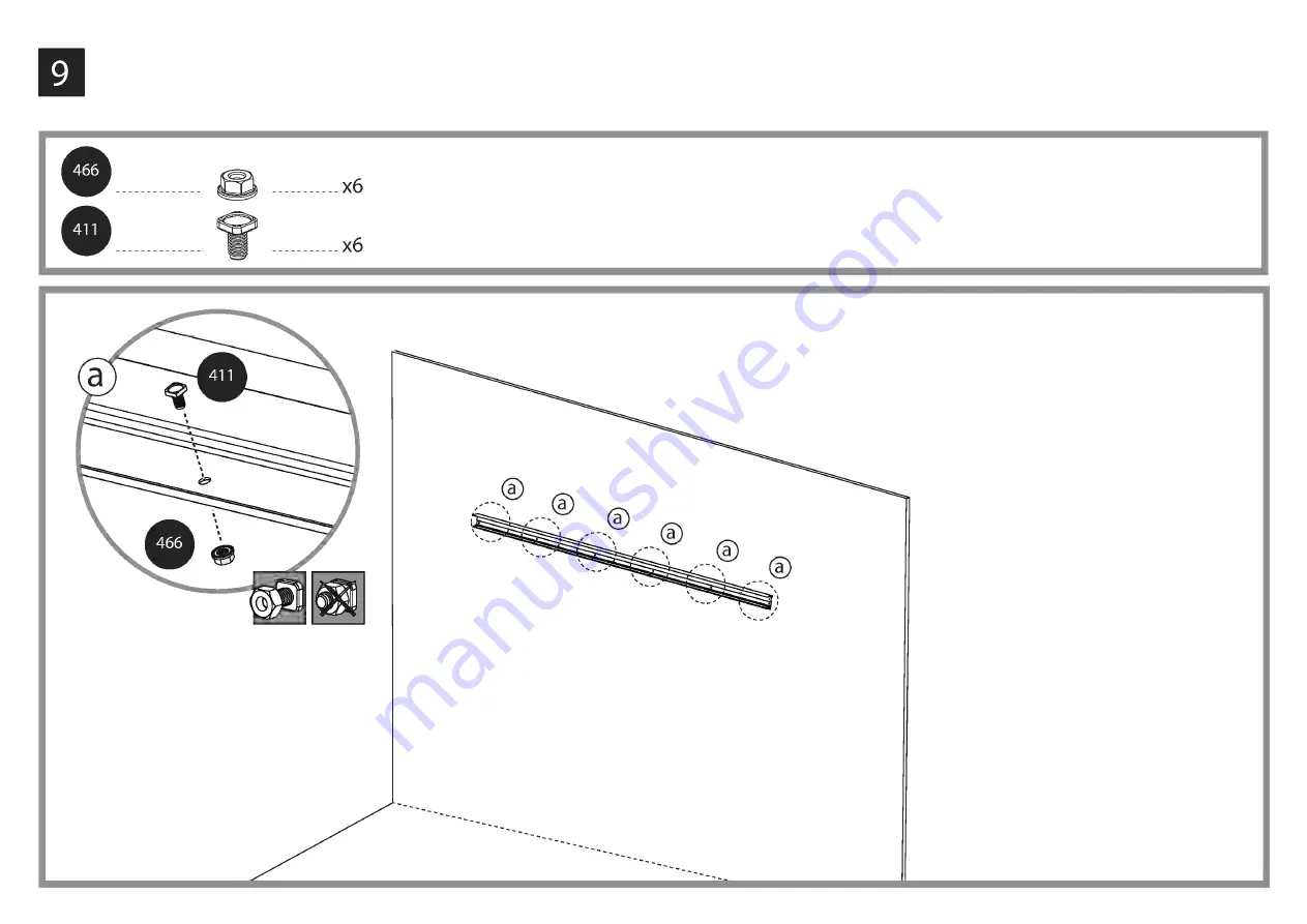 Palram Feria 3x3 Assembly Instructions Manual Download Page 40