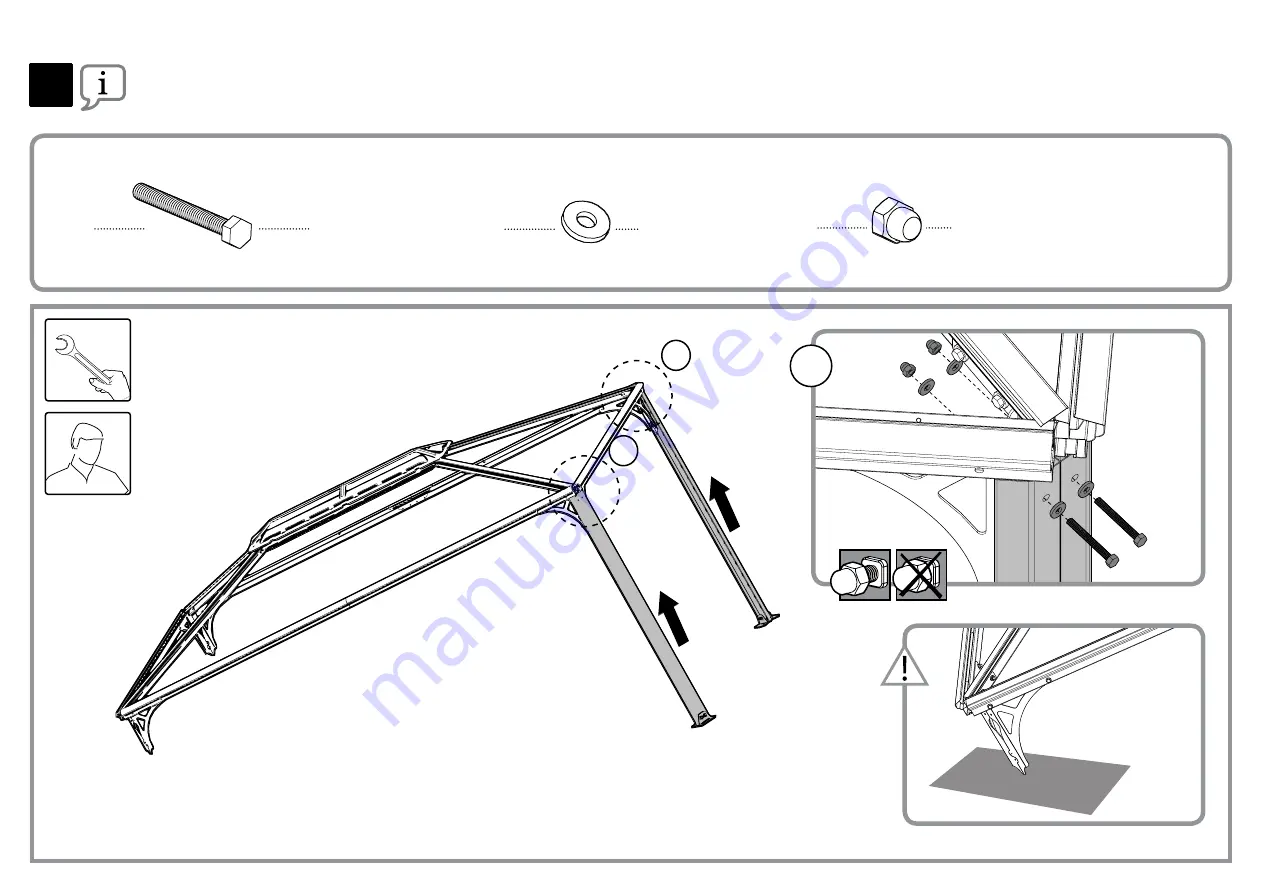 Palram HG9170 Assembly Instructions Manual Download Page 19