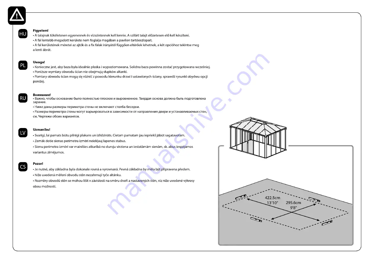 Palram Ledro 4300 Скачать руководство пользователя страница 10