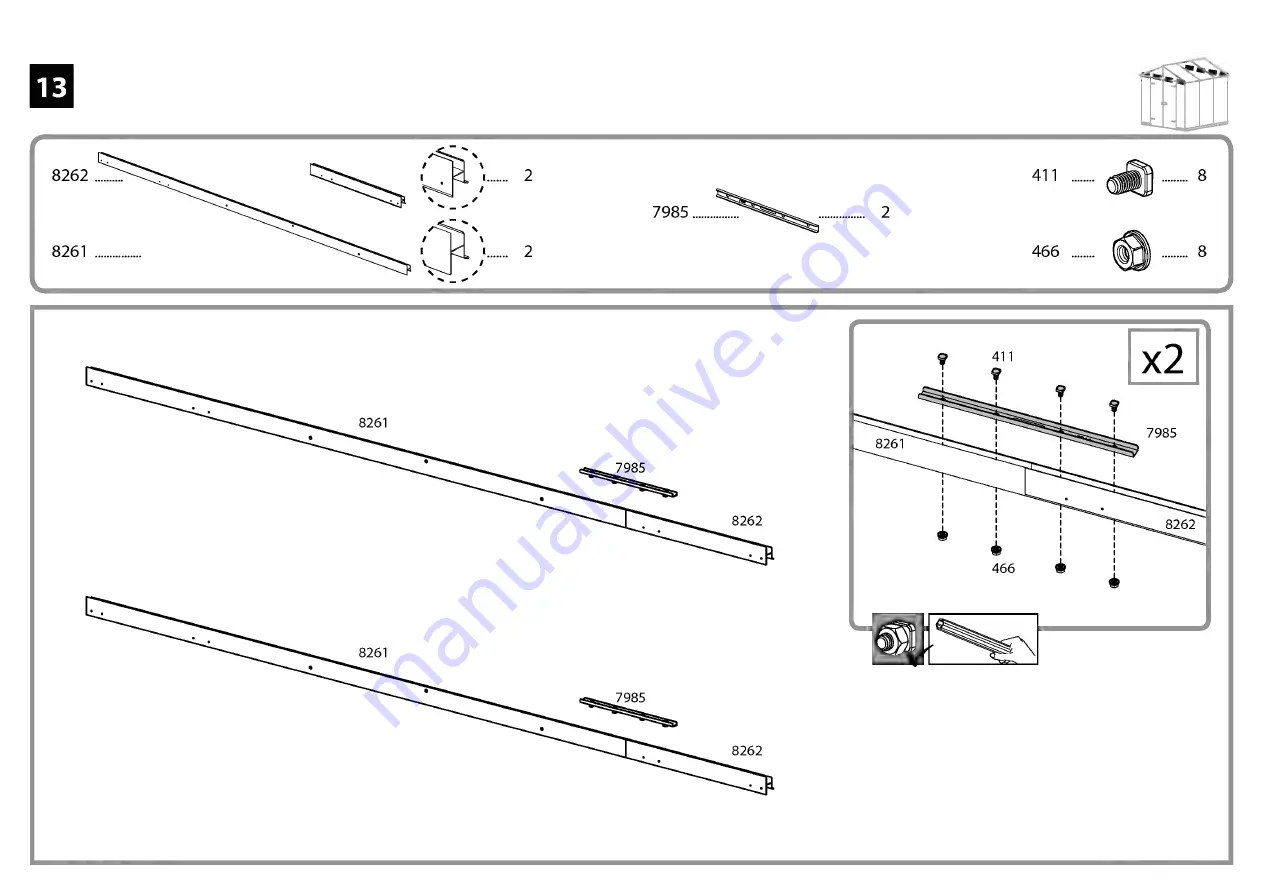 Palram Sky Light 8x12 Скачать руководство пользователя страница 22