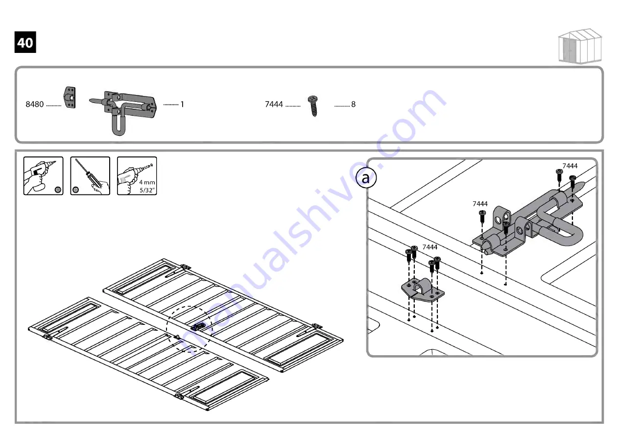 Palram Sky Light 8x12 Instructions Manual Download Page 49