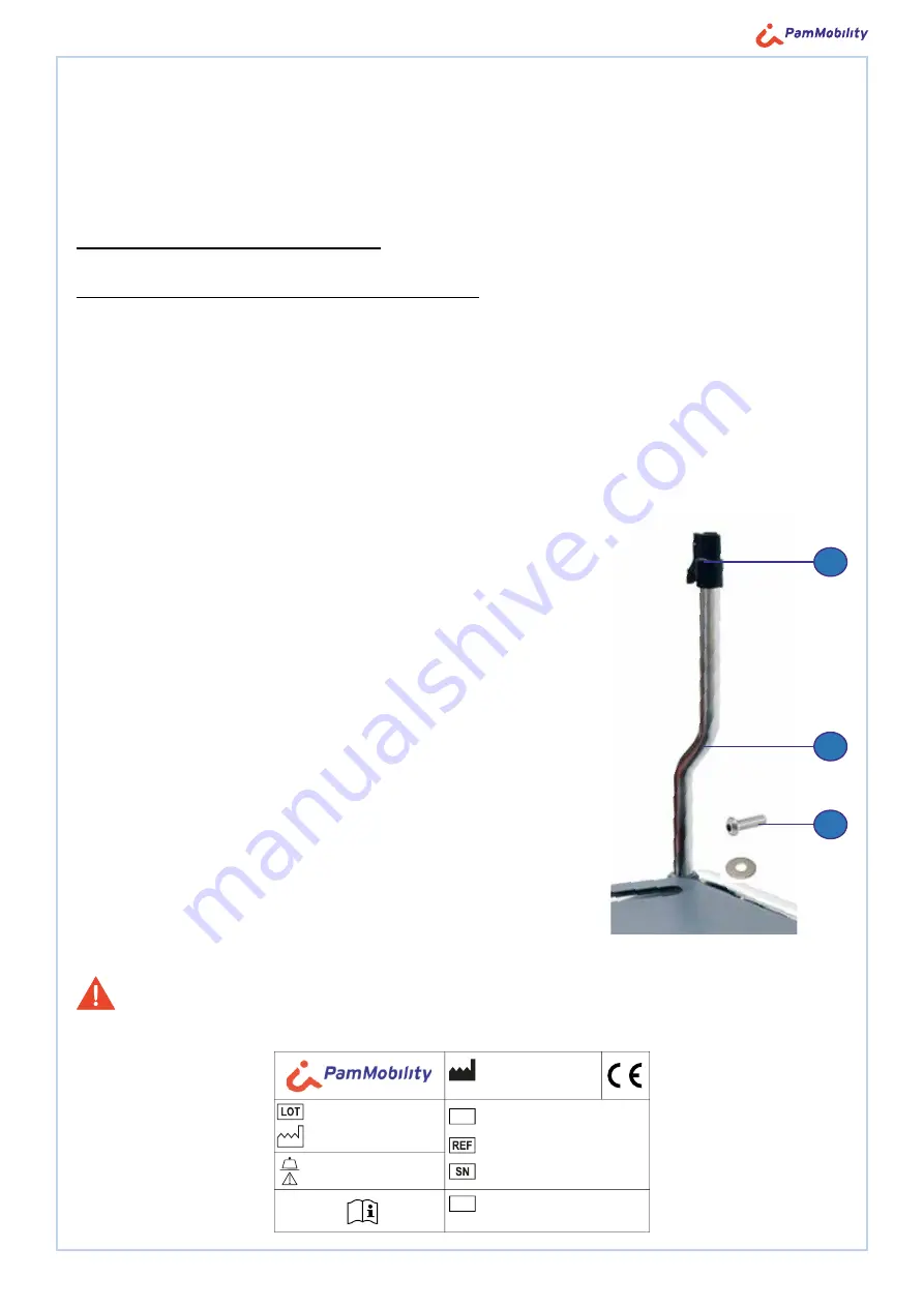 PamMobility 4061333149312 Instructions For Use And Maintenance Manual Download Page 31