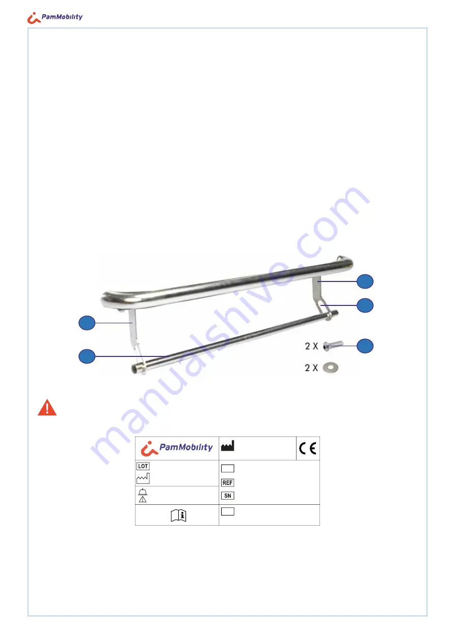 PamMobility 4061333149312 Instructions For Use And Maintenance Manual Download Page 40