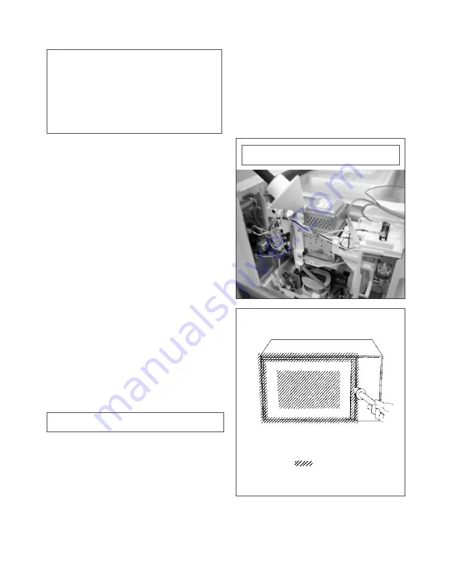 Panasonic 1100W - Sharp 1 CF Microwave Service Manual Download Page 20