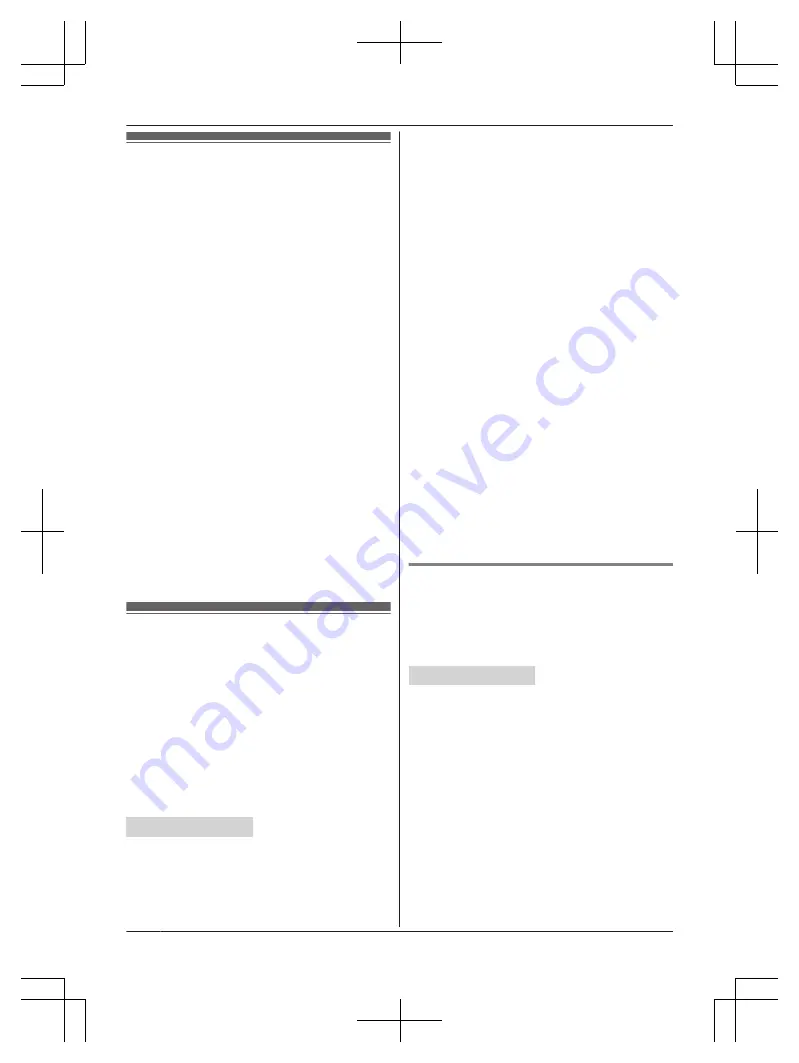 Panasonic 2 Line KX-TG9541C Operating Instructions Manual Download Page 18