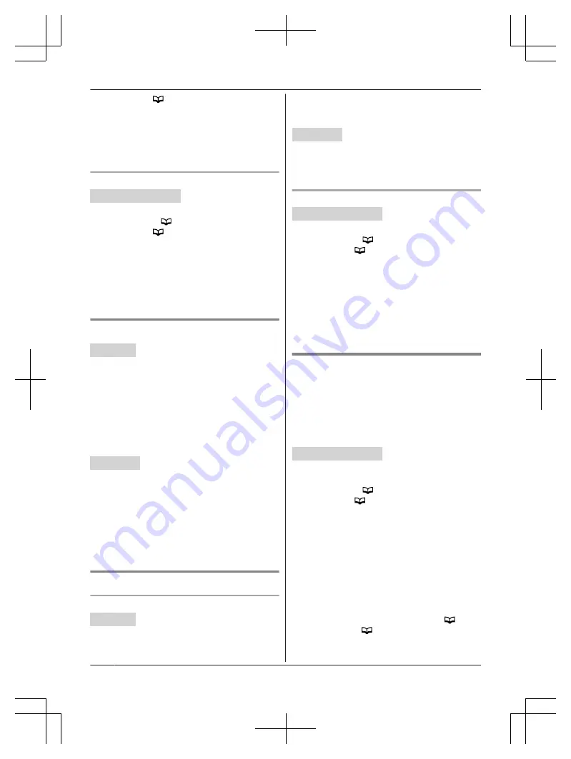 Panasonic 2 Line KX-TG9541C Operating Instructions Manual Download Page 34