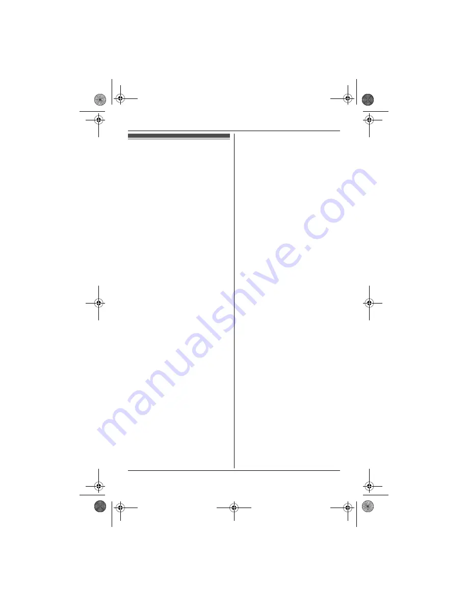 Panasonic 2Line KX-TG8280FX Operating Instructions Manual Download Page 35