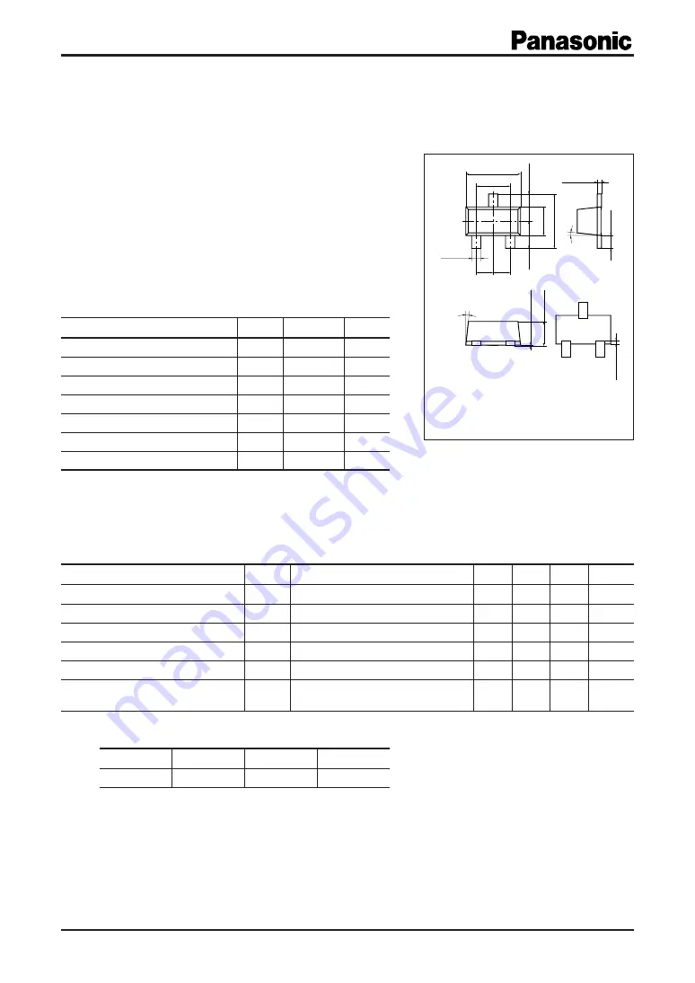 Panasonic 2SC4626J Specification Sheet Download Page 1