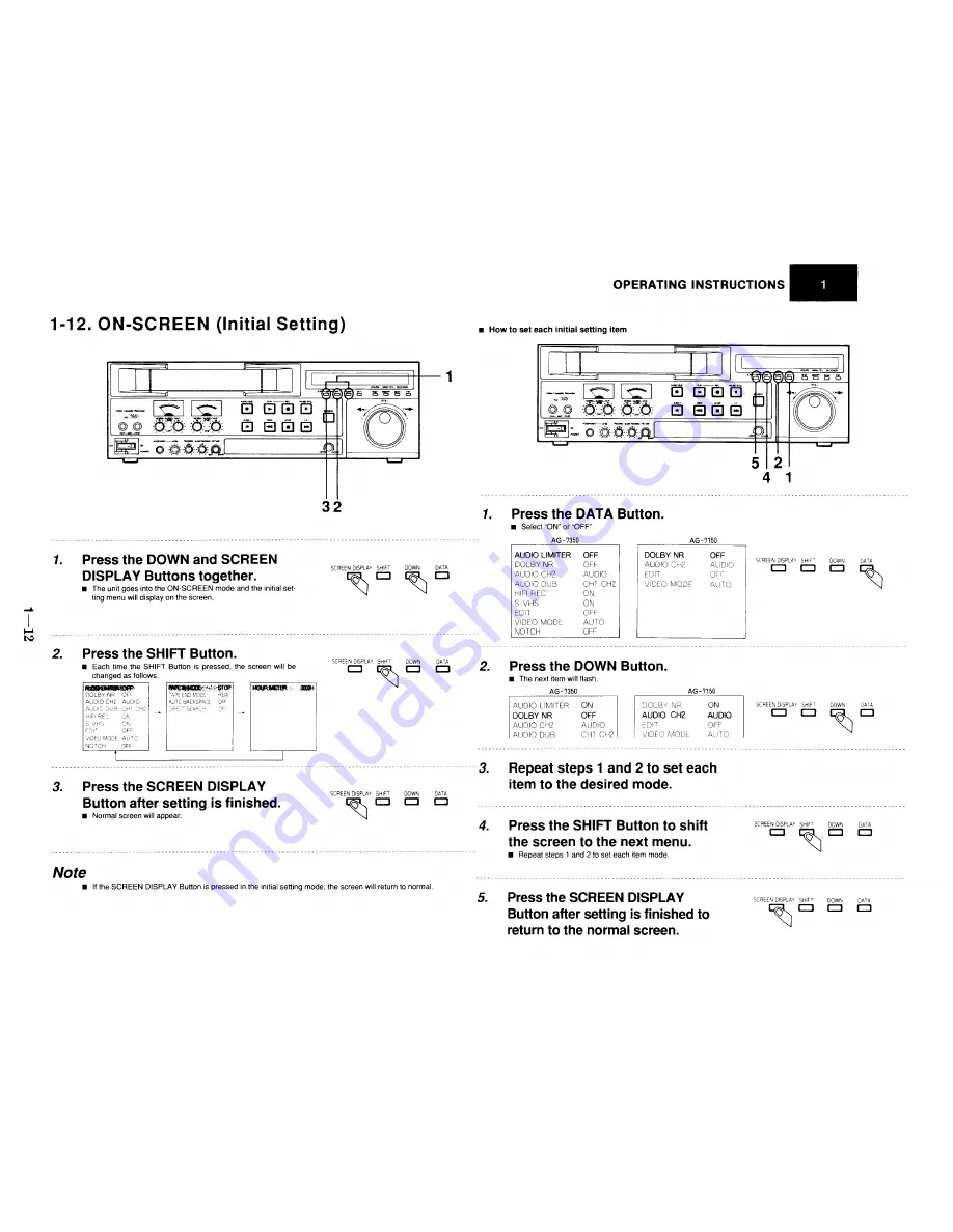 Panasonic AG-7150 Service Manual Download Page 16