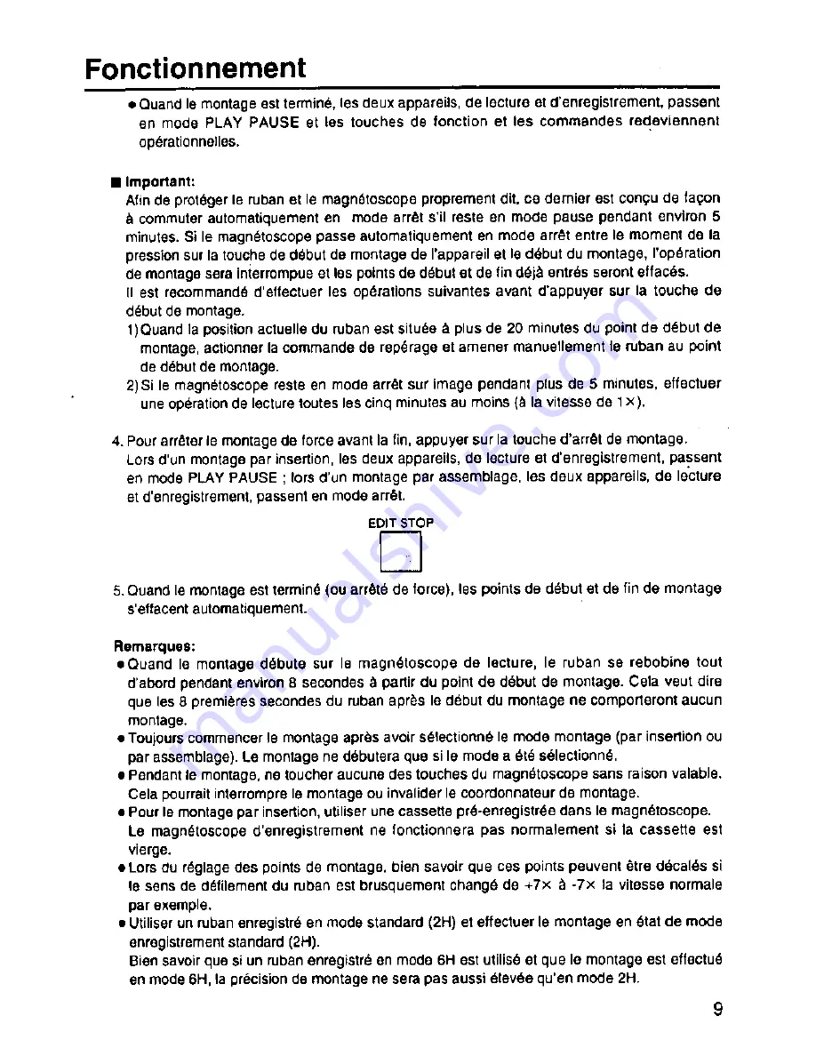 Panasonic AG-A571 User Manual Download Page 21