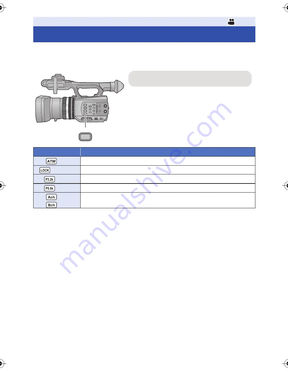 Panasonic AG-AC90EJ Operating Instructions Manual Download Page 40