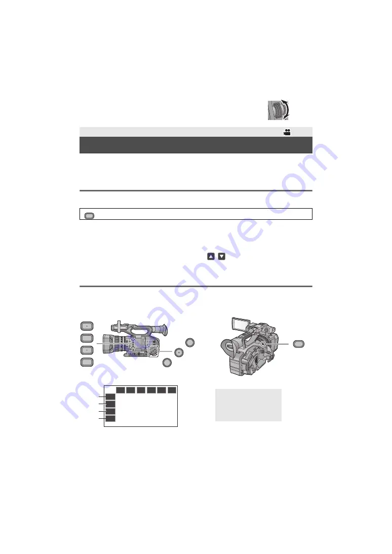 Panasonic AG-DVX200PB Operating Instructions Manual Download Page 36