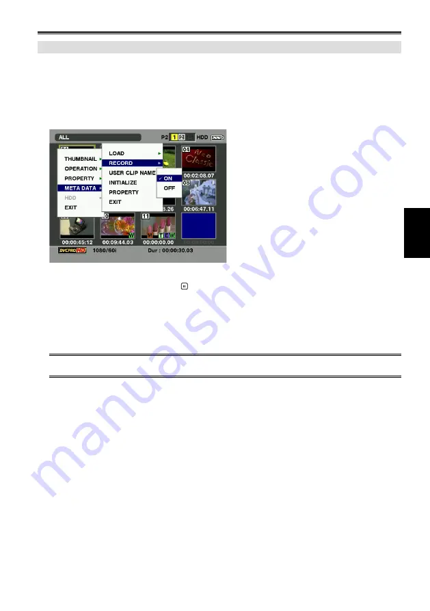 Panasonic AG-HPG20E Operation Instruction Manual Download Page 53