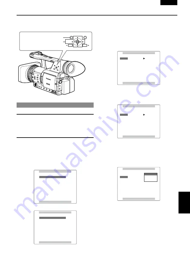 Panasonic AG-HPX171EJ Operating Instructions Manual Download Page 97