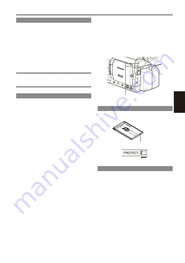 Panasonic AG-HPX172EN Operating Instructions Manual Download Page 25