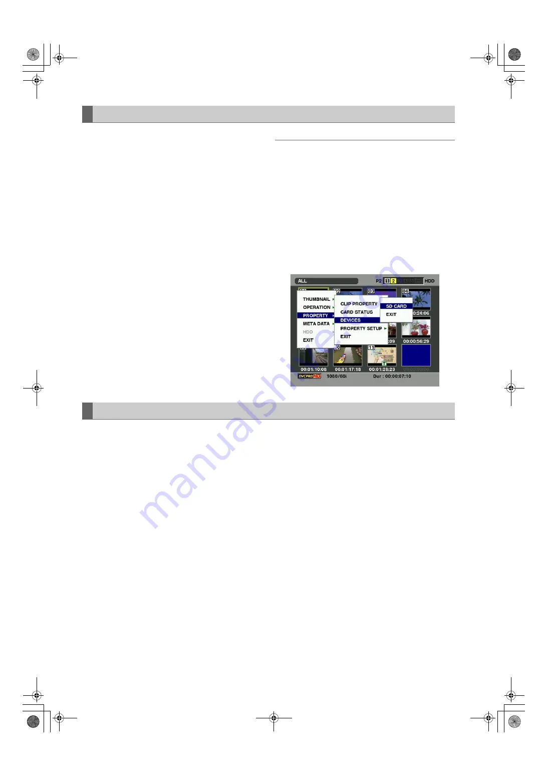 Panasonic AG-HPX300 Operating Instructions Manual Download Page 132