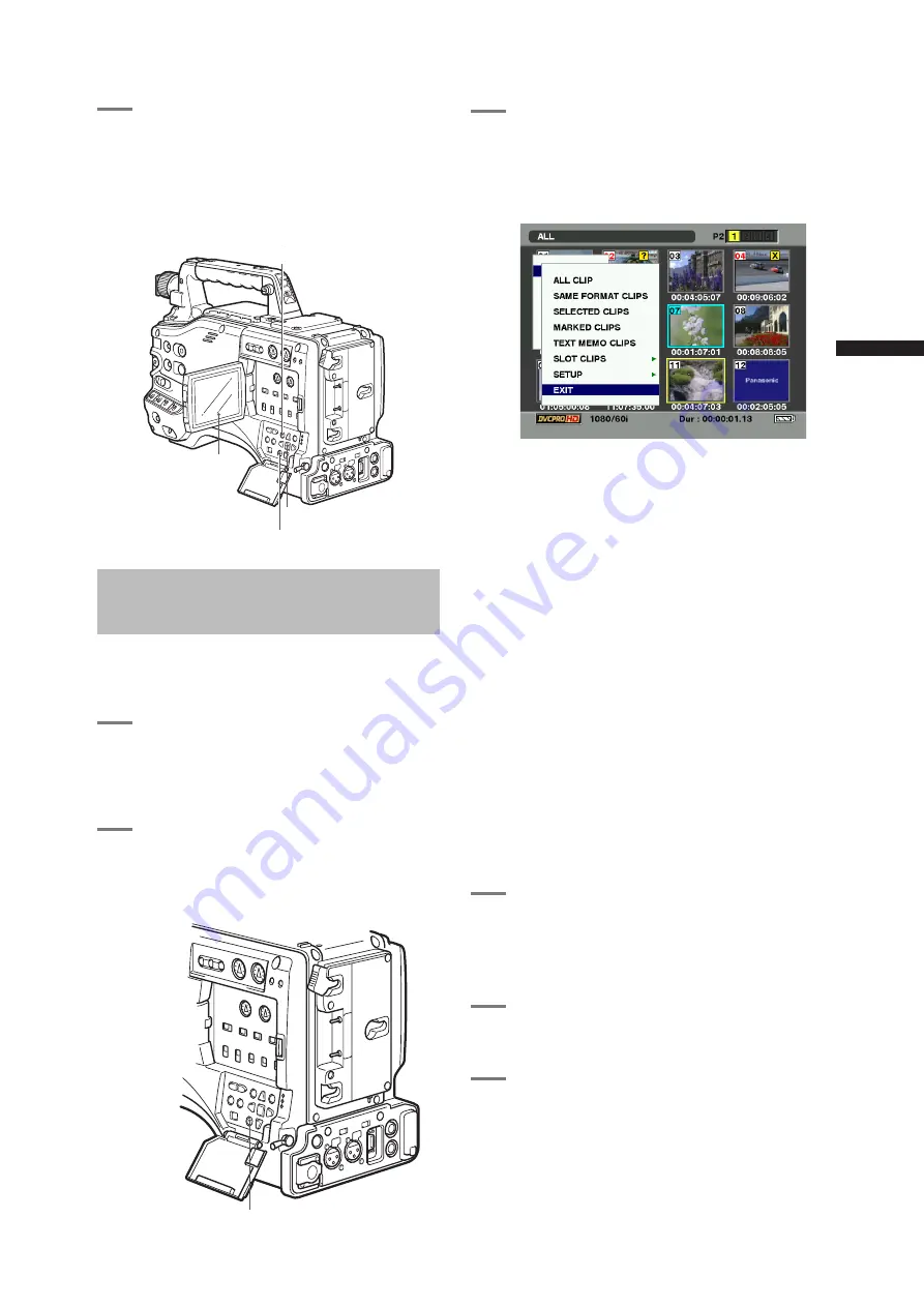 Panasonic AG-HPX500 Скачать руководство пользователя страница 105