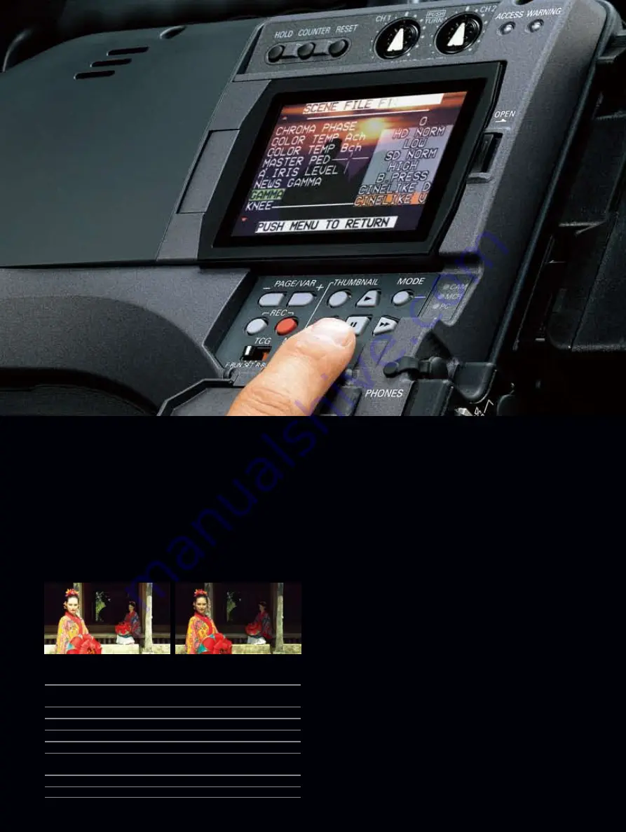 Panasonic AG-HPX500EN Quick Manual Download Page 7