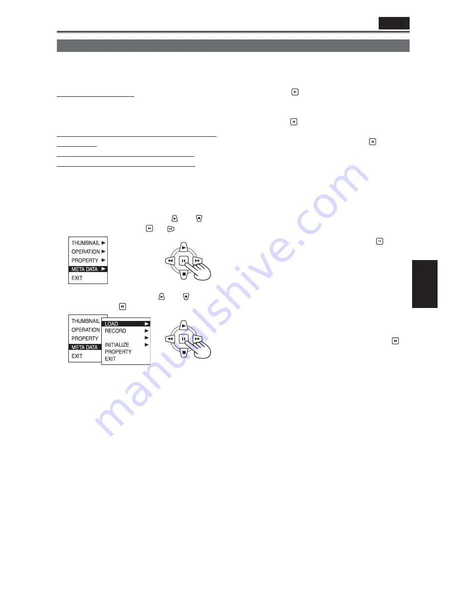 Panasonic AG HVX200 - Camcorder Operating Instructions Manual Download Page 73