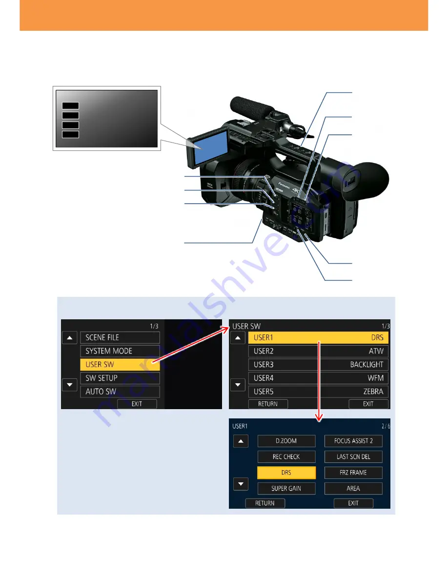 Panasonic AG-UX180 Скачать руководство пользователя страница 19