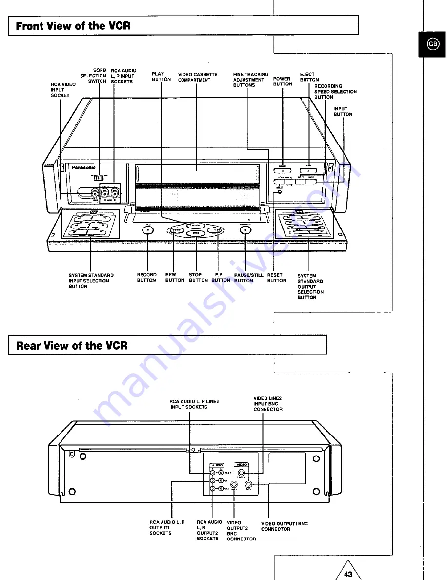 Panasonic AG-W2 Скачать руководство пользователя страница 43