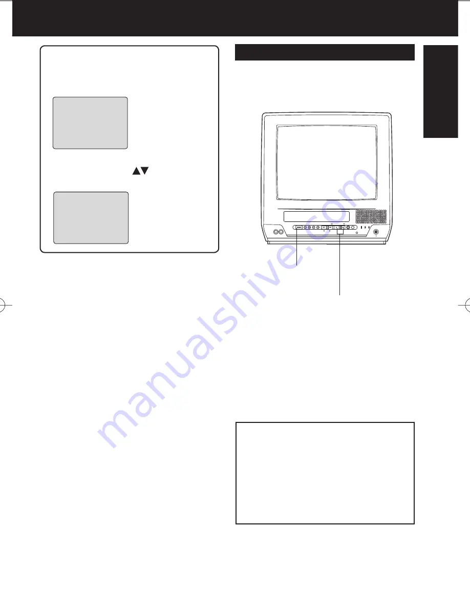 Panasonic AG513F - COMBINATION VCR/TV Operating Instructions Manual Download Page 11