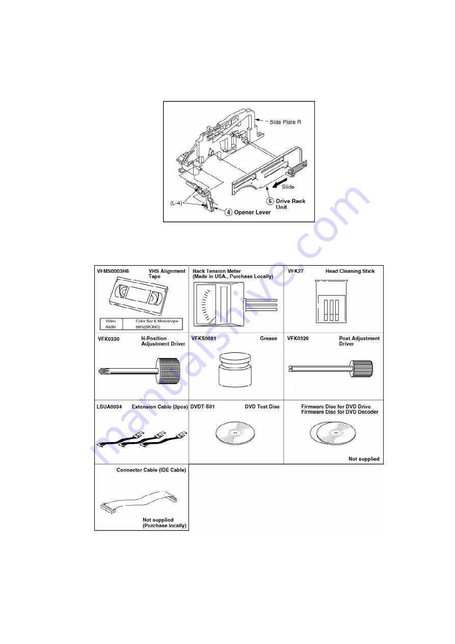 Panasonic AG527DVDE - DVD/VCR/MONITOR Service Manual Download Page 49