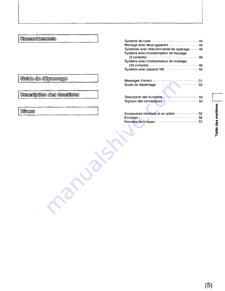 Panasonic AGDS840 - SVHS VIDEO PLAYER Operating Instructions Manual Download Page 63